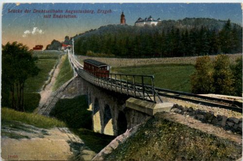 Augustusburg im Erzgeb., mit Drahtseilbahn