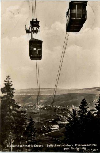 Oberwiesenthal, Seilschwebebahn zum Fichtelberg