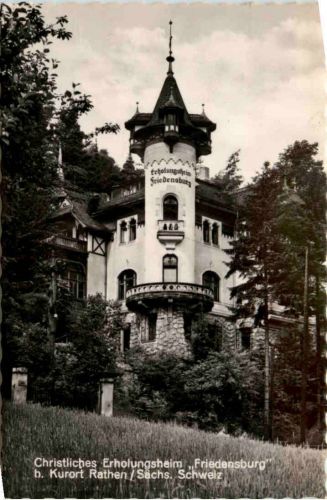 Rathen Sächs. Schweiz, Erholungsheim Friedensburg