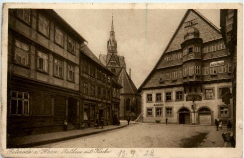 Osterode im Harz, Rathaus und Marktkirche