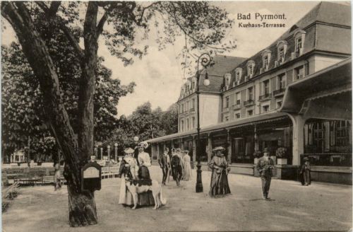 Bad Pyrmont, Kurhaus-Terrasse
