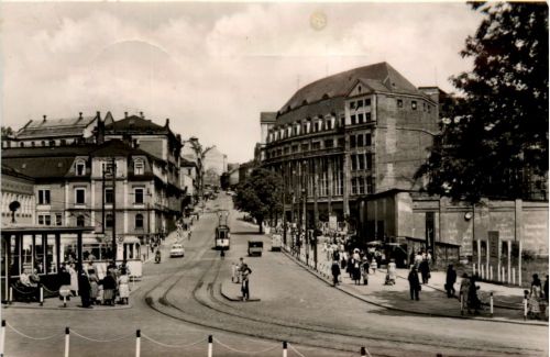 Plauen, Tunnel mit Bahnhofstrasse