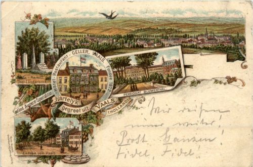 Hartelyk gegroet uit Vaals - Hotel Geller - Litho