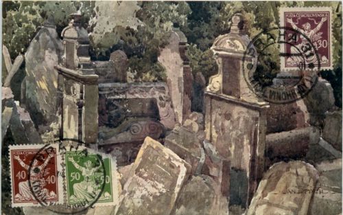 Prag - Jews churchyard
