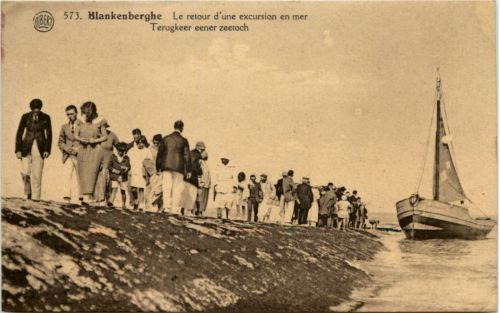 Blankenberghe - La retour d une excursion en mer
