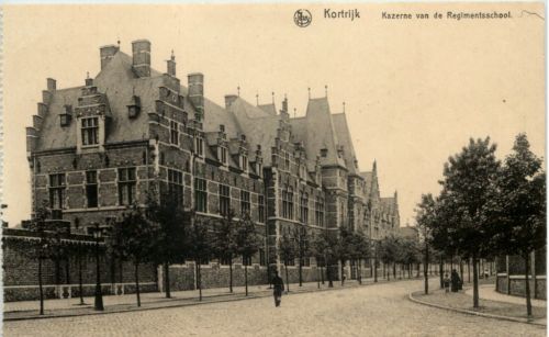 Kortrijk - Kazerne van de Regimentsschool
