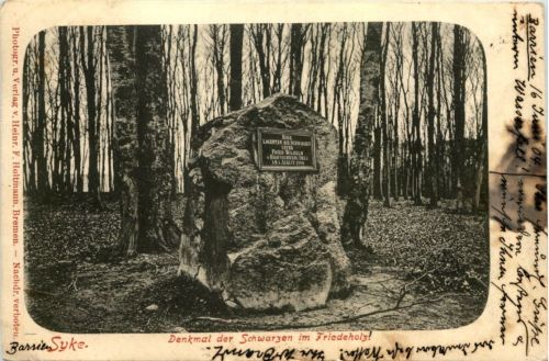 Syke - Denkmal der Schwarzen im Friedeholz
