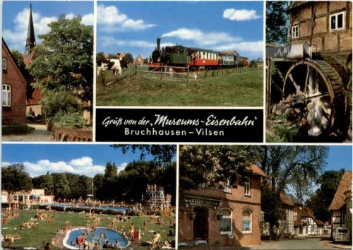 Bruchhausen-Vilsen - Gruss von der Museums Eisenbahn