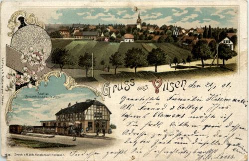 Gruss aus Vilsen - Litho