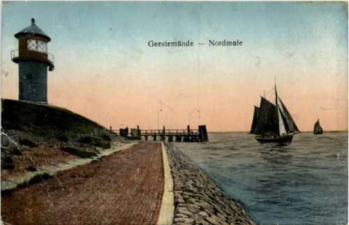 Bremerhaven - Geestemünde - Nordmole - Luna Karte