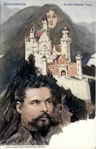 Neuschwanstein - Berge mit Gesichtern - Ludwig II