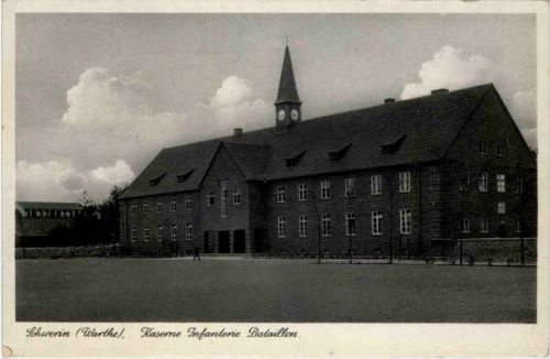 Schwerin Warthe - Kaserne Infanterie Bataillon - Feldpost 3. Reich