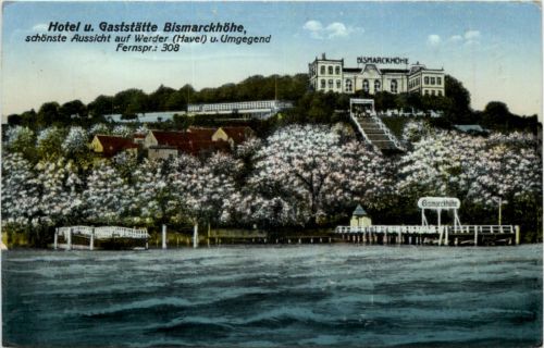 Werder Havel - Hotel Bismarckhöhe - Feldpost 3. Reich