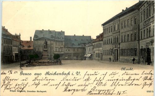 Gruss aus Reichenbach - Markt