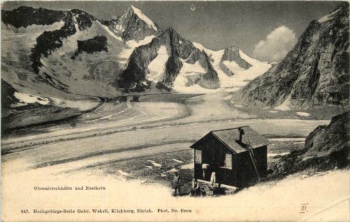 Oberaletschhütte und Nesthorn