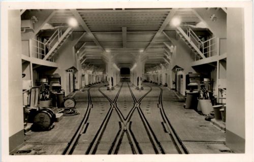 Fähschiff Deutschland - Wagendeck