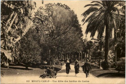 Monte-Carlo - Allee des Jardins du Casino