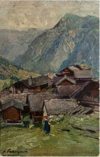 Künstlerkarte Filippo Franzoni - Pro Juventute