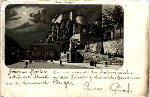 Gruss aus Kufstein - Litho