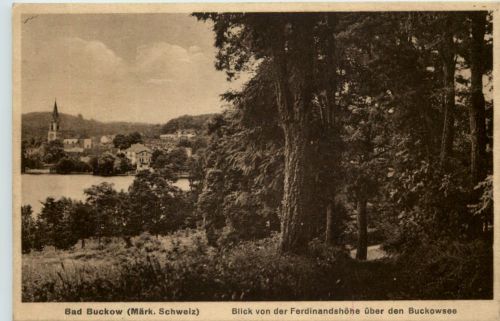 Bad Buckow, Blick von der Ferdinandshöhe über den Buckowsee