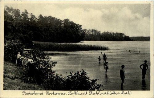 Badestrand Zootzensee, Strandhotel Zechlinerhütte bei Rheinsberg
