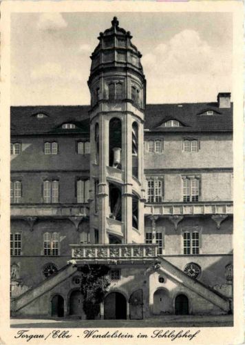 Torgau an der Elbe, Wendelstein im Schlosshof