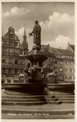 Freiberg, Denkmal Otto der Reiche