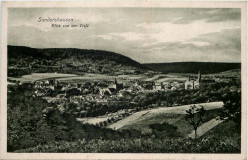 Sondershausen, Blick von der Trift