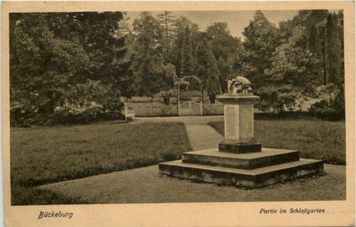 Bückeburg, Partie im Schlossgarten