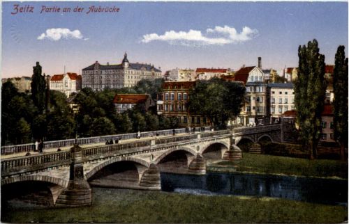 Zeitz, Partie an der Aubrücke