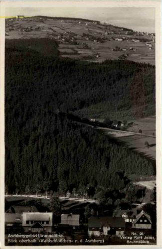 Aschberggebiet, Blick oberhalb Waldschlösschen n.d. Aschberg, Brunndöbra