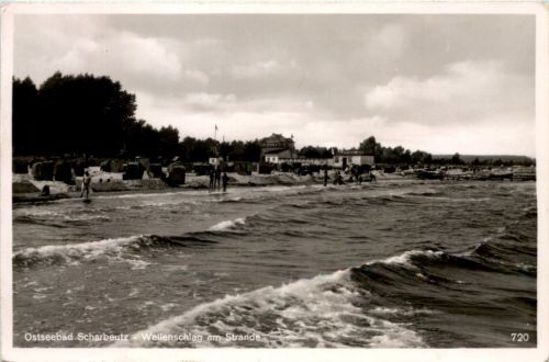 Seebad Scharbeutz, Wellenschlag am Strande