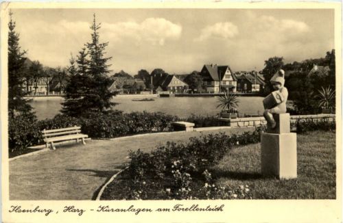 Ilsenburg, Kuranlagen am Forellenteich