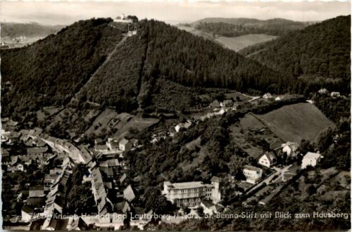 Bad Lauterberg i. Harz, St. Benno-Stift mit Blick zum Hausberg