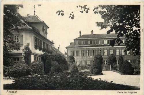 Ansbach, Partie im Hofgarten