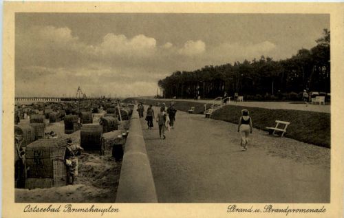 Seebad Brunshaupten, Strand und Strandpromenade