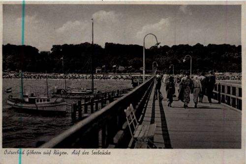 Seebad Göhren auf Rügen, Auf der Seebrücke