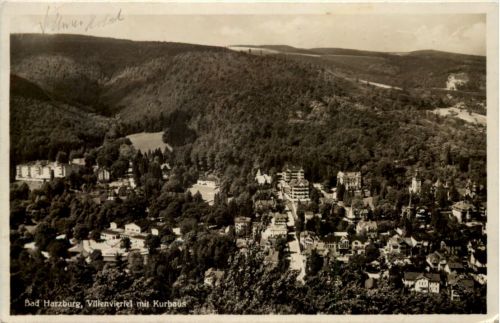 Bad Harzburg, Villenviertel mit Kurhaus