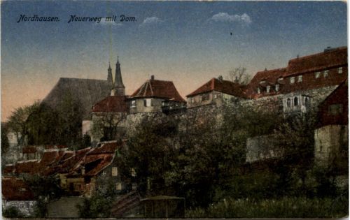 Nordhausen, Neuerweg mit Dom