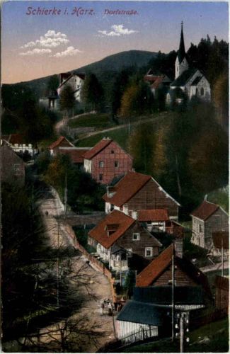 Schierke im Harz, Dorfstrasse