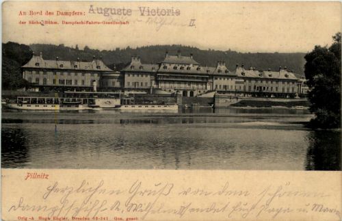 Pillnitz, An Bord des Dampfers