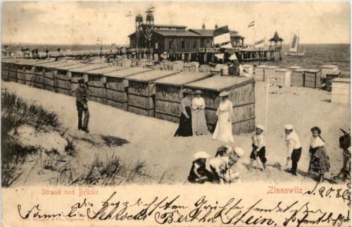 Zinnowitz, Strand und Brücke