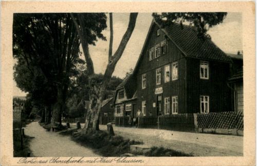 Partie aus Oberschierke mit Haus Claussen