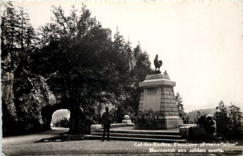 Col-des-Roches, Frontiers Franco Suisse