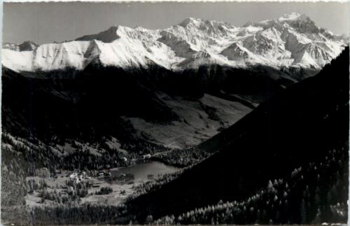 Champex, vue generale Grand-Combin