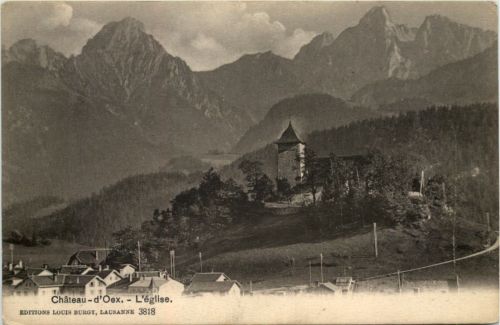 Chateau-d Oex, lÈglise