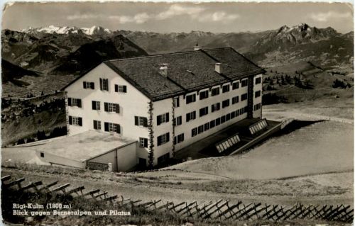 Rigi-Kulm, Blick gegen Berneralpen und Pilatus
