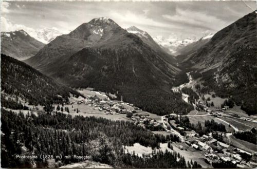 Pontresina mit Rosegtal