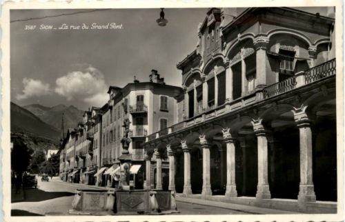 Sion, La rue du Grand Port