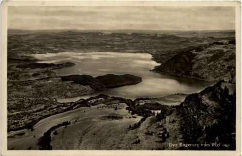 der Zugersee vom Rigi aus
